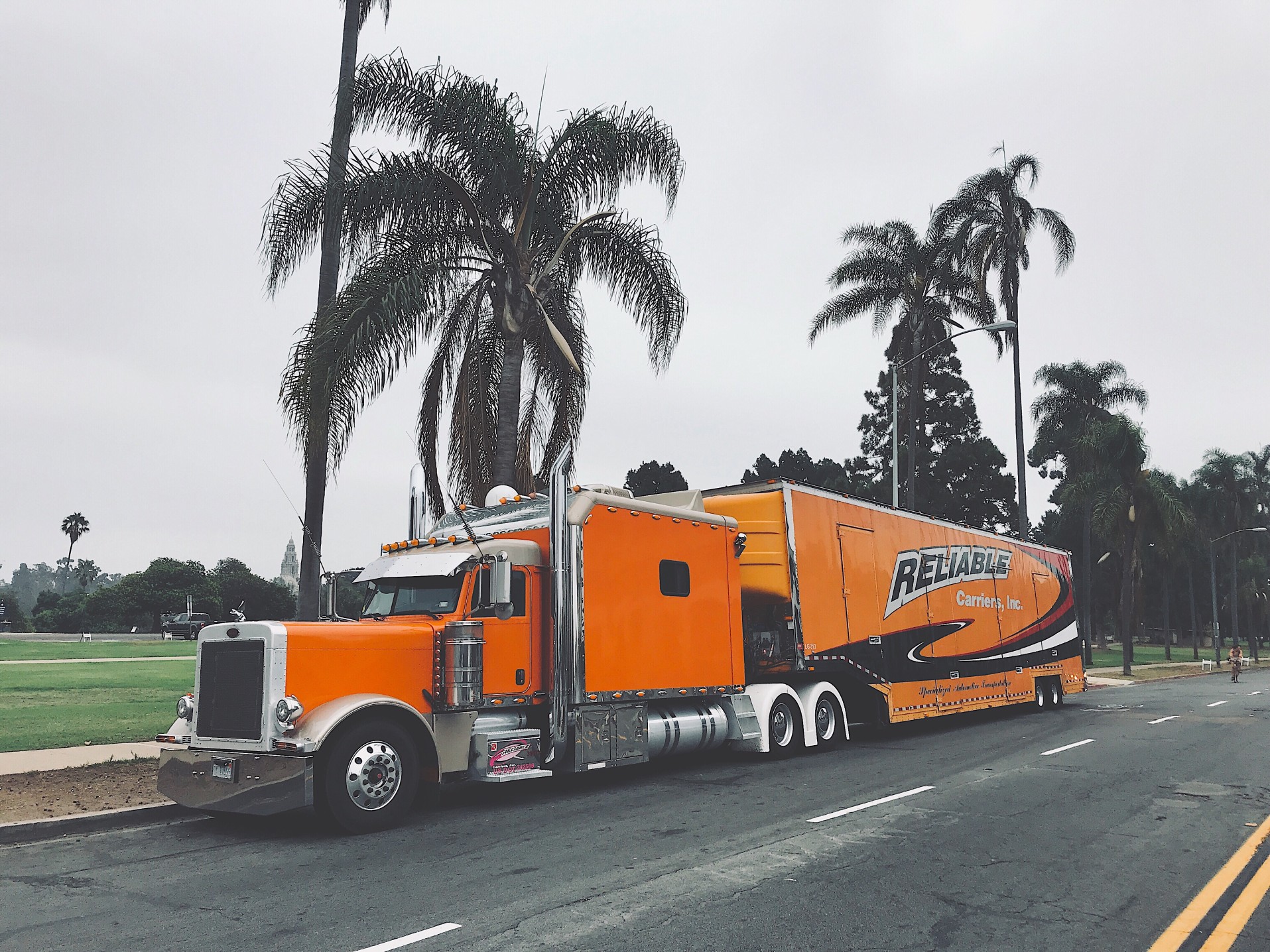 awesome big rig in California
