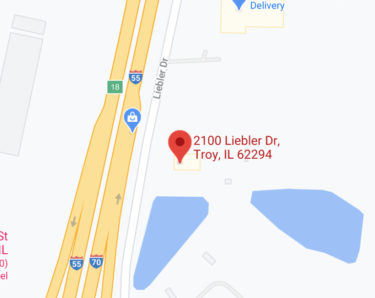 Map of Arrow Truck's St. Louis location